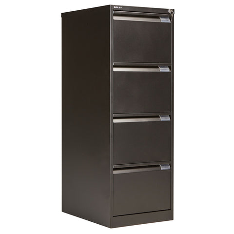 Bisley 4 Drawer Classic Steel Filing Cabinet (Grade A)