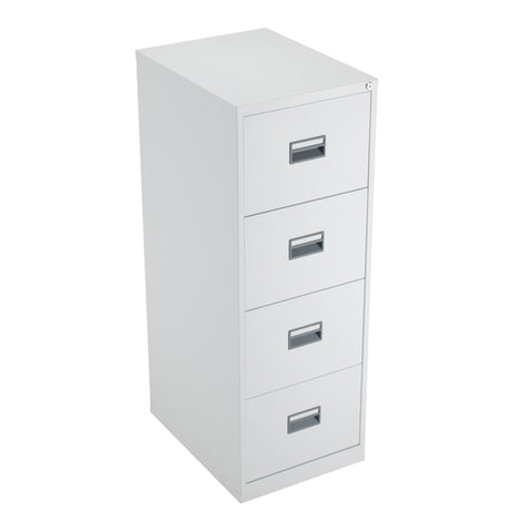 White 4 Drawer Filing Cabinet