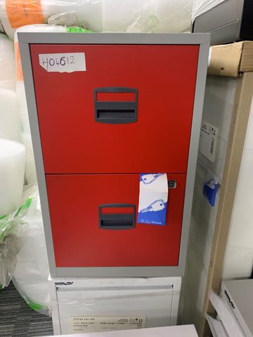 Red 2 Drawer A4 Home Filer