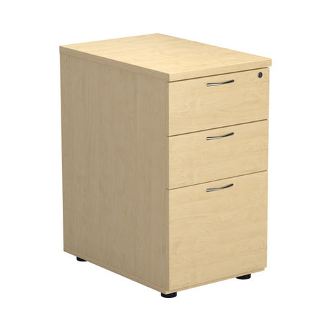 Desk High 3 drawer pedestal 600